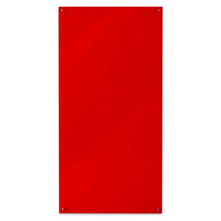 United Visual Products Sliding Door Indoor Enclosed Corkboard, 3 UV9019ACS-SATIN-BLACK